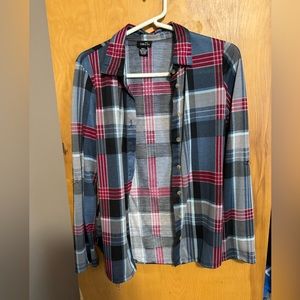 Small Button Up Flannel Shirt